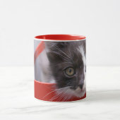 Kutest Baby Animals | Zwart-witten Mok (Midden)