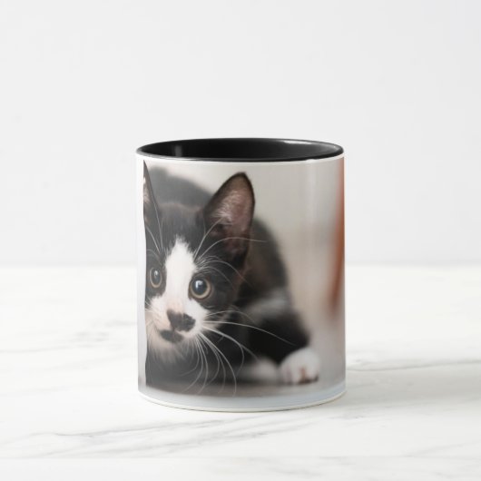 Kutest Baby Animals | Zwart-witten Mok (Midden)