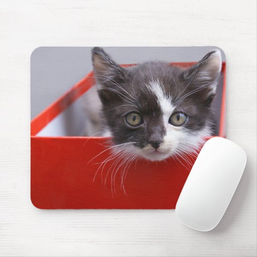 Kutest Baby Animals | Zwart-witten Muismat (Met muis)