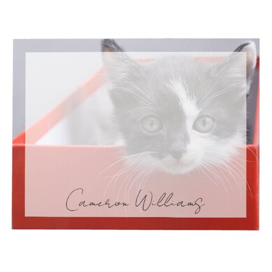 Kutest Baby Animals | Zwart-witten Notitieblok (Voorkant)