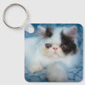 Kutest Baby Animals | Zwart-witten Sleutelhanger (Voorkant)