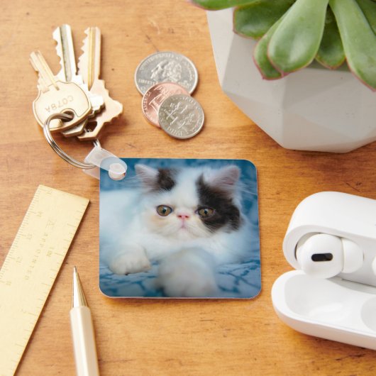 Kutest Baby Animals | Zwart-witten Sleutelhanger (Bureau)