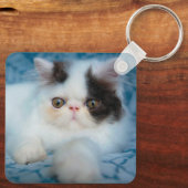 Kutest Baby Animals | Zwart-witten Sleutelhanger (Achterkant)