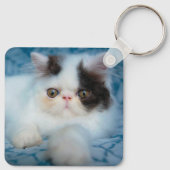 Kutest Baby Animals | Zwart-witten Sleutelhanger (Achterkant)