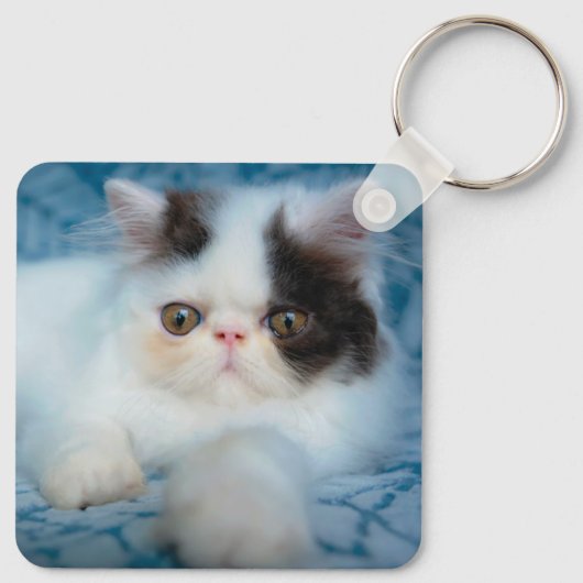 Kutest Baby Animals | Zwart-witten Sleutelhanger (Achterkant)