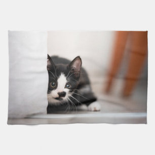Kutest Baby Animals   Zwart-witten Theedoek