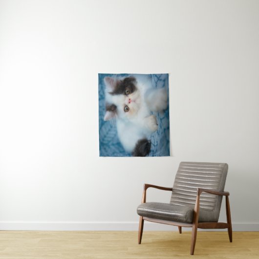 Kutest Baby Animals | Zwart-witten Wandkleed (In situ)