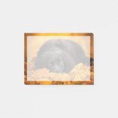 Kutest Baby Animals | Zwarte Spaanse puppy Post-it® Notes (Voorkant)