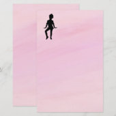 Kutest Little Dancer Double Side Stationery Briefpapier (Voorkant / Achterkant)