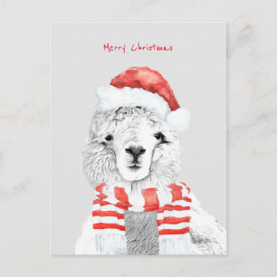 Kutest Llama Ever Minimaliste Kerstmis Briefkaart