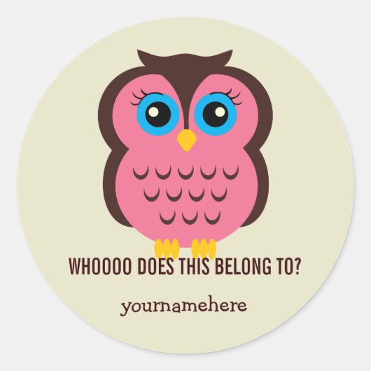 Kutesy wrijft dit onder de aandacht van tickers ronde sticker (Voorkant)