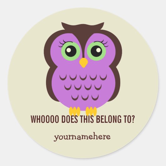 Kutesy wrijft dit onder de aandacht van tickers ronde sticker (Voorkant)