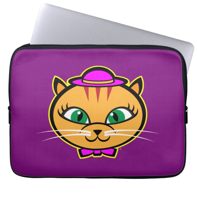 Kutey Kat, 13-inch laptophoes Laptop Sleeve (Voorkant)