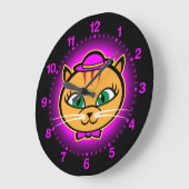 Kutey Kat, kind paarse lintklok Grote Klok (Hoek)