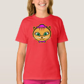 Kutey Kat, meisjes T-shirt (Voorkant)