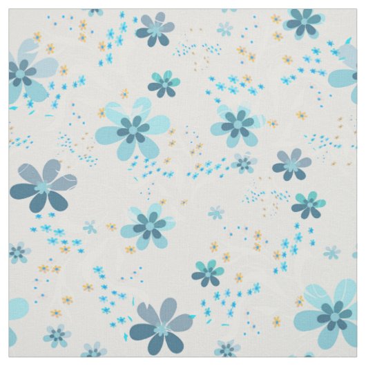 Kutfloreel patroon, bloemen stof (Swatch)