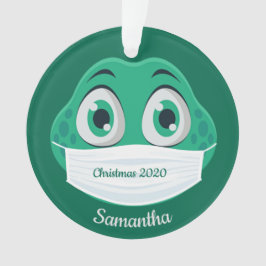 Kutgemaskeerd kikkervormig ontwerp Acrylvormig Orn Ornament