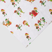 Kutgroene kerstkleppen met Cadeaus Tissuepapier (Detail)