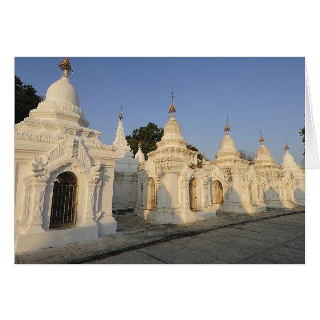 Kuthodaw Pagoda in Mandalay, bekend als de (Voorkant Horizontaal)