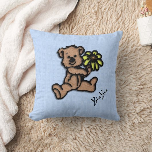 Kutje Beer Yia Yia Sierkussen (Deken)