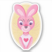 Kutje cartoon sticker (Voorkant)