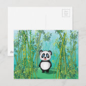 Kutje Panda in het bamboebos Briefkaart (Voorkant / Achterkant)