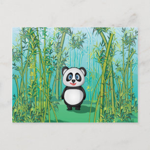 Kutje Panda in het bamboebos Briefkaart