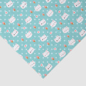 Kutkat- en ijsklok-patroonpapier tissuepapier (Detail)