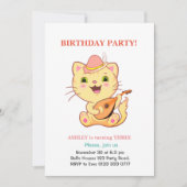 Kutkat en meerkleurige luchtballonnen van afgelope kaart (Voorkant)