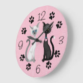 Kutkat en schilderafdrukken ~ Zwart wit Grote Klok (Hoek)