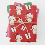 Kutkat kerstinpakpapier inpakpapier vel (In situ)