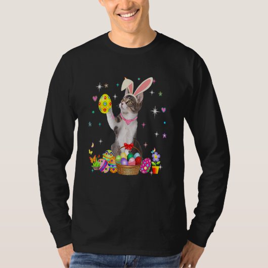 Kutkat Paasdag Bunny Eggs Costume Mannen vrouwen T-shirt (Voorkant)