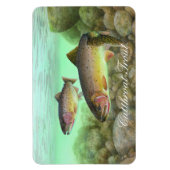 Kutkeel Trout Painting Magnet Magneet (Verticaal)