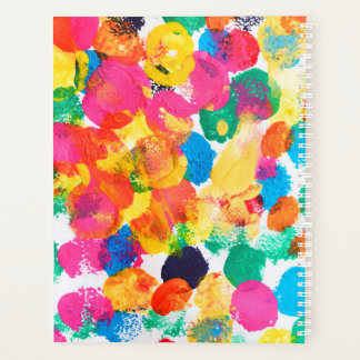 Kutkleurig abstract schilderij planner