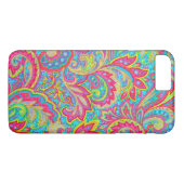 Kutkleurig  bloemontwerp Case-Mate iPhone case (Achterkant (Horizontaal))