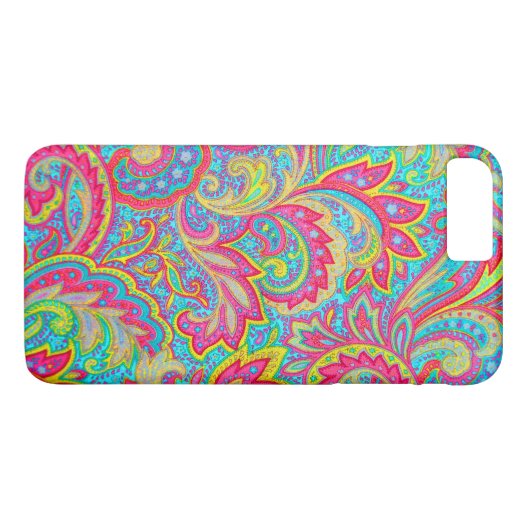 Kutkleurig  bloemontwerp Case-Mate iPhone case (Achterkant (Horizontaal))