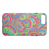Kutkleurig  bloemontwerp Case-Mate iPhone case (Achterkant (Horizontaal))