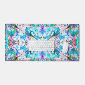 Kutkleurig fresque-schilderontwerp bureaumat (Keyboard & Muis)