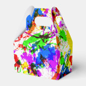 Kutkleurig spleetvormig vormig voorvak bedankdoosjes (Voorkant Zijde)