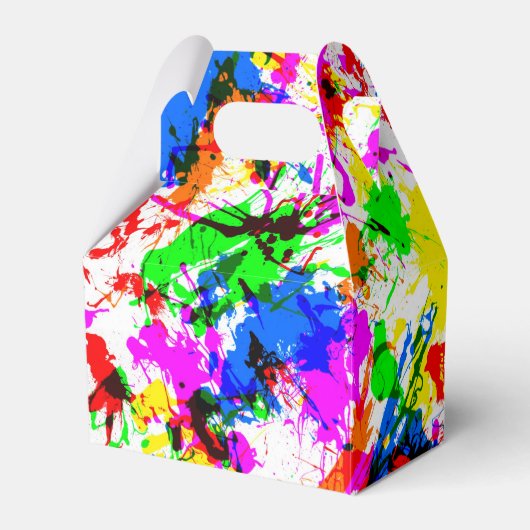 Kutkleurig spleetvormig vormig voorvak bedankdoosjes (Voorkant Zijde)