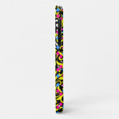 Kutkleurige abstracte floranje Case-Mate iPhone case (Achterkant/links)