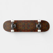 Kutkleurige abstracte marmer persoonlijk skateboard (Horizontaal)