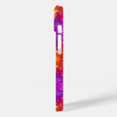 Kutkleurige abstracte spleetverf Case-Mate iPhone case (Achterkant / Links)