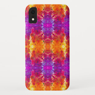Kutkleurige abstracte spleetverf Case-Mate iPhone case