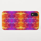 Kutkleurige abstracte spleetverf Case-Mate iPhone case (Achterkant (horizontaal))