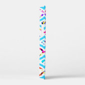 Kutkleurige abstracte zigzagpatronen Case-Mate iPhone case (Achterkant / Rechts)