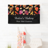 Kutkleurige bakkerij, kaas, kachel, banketbakkerij spandoek (Insitu)