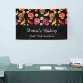 Kutkleurige bakkerij, kaas, kachel, banketbakkerij spandoek (Beurs)