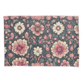 Kutkleurige bloemen kussensloop (Voorkant)