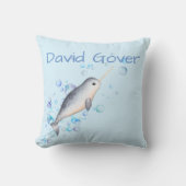 Kutkleurige bubbels Ocean baby Narwhal Kussen (Voorkant)